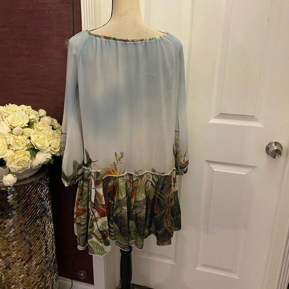 Espaco Fashion tropical print dress, L - Picture 6 of 8